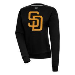 San Diego Padres Antigua Women's Victory Chenille Pullover Sweatshirt Discount