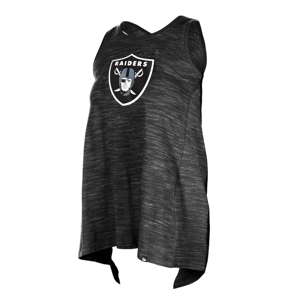 Las Vegas Raiders New Era Women's Plus Size Space Dye Active Tank Top - Black - NFL