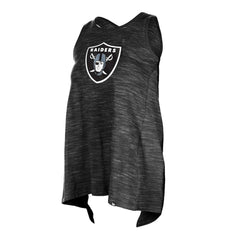 Las Vegas Raiders New Era Women's Plus Size Space Dye Active Tank Top - Black - NFL