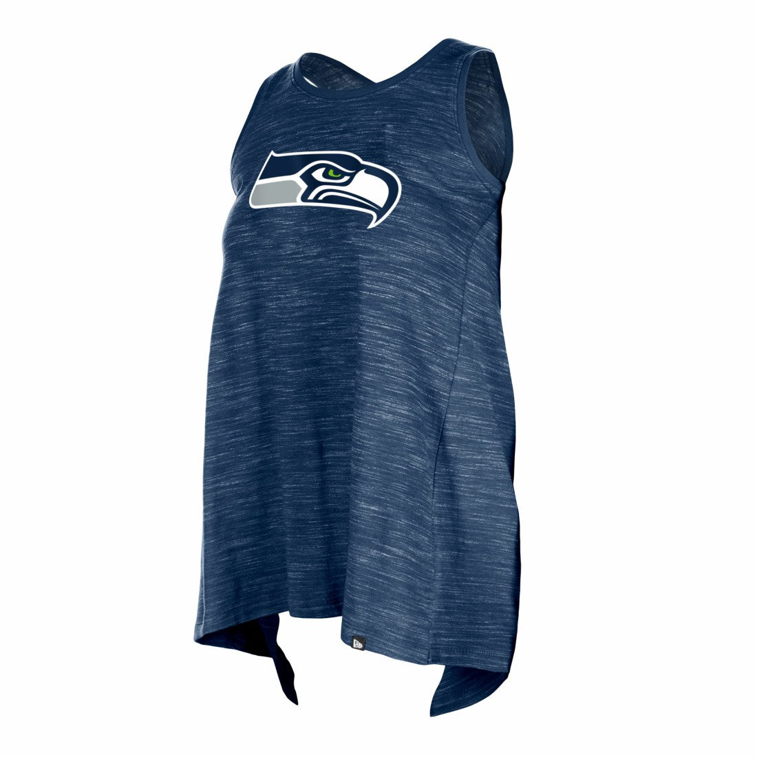 Seattle Seahawks New Era Women's Plus Size Space Dye Active Tank Top - College Navy - NFL