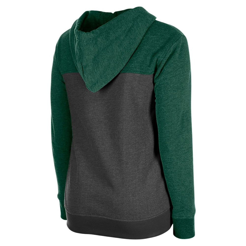 New York Jets New Era Women's Color-Block Full-Zip Hoodie - Green - NFL