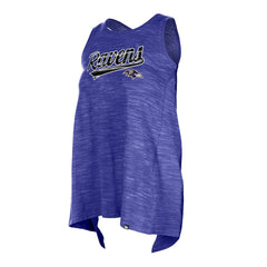 Baltimore Ravens New Era Women's Space Dye Active Tank Top - Purple - NFL