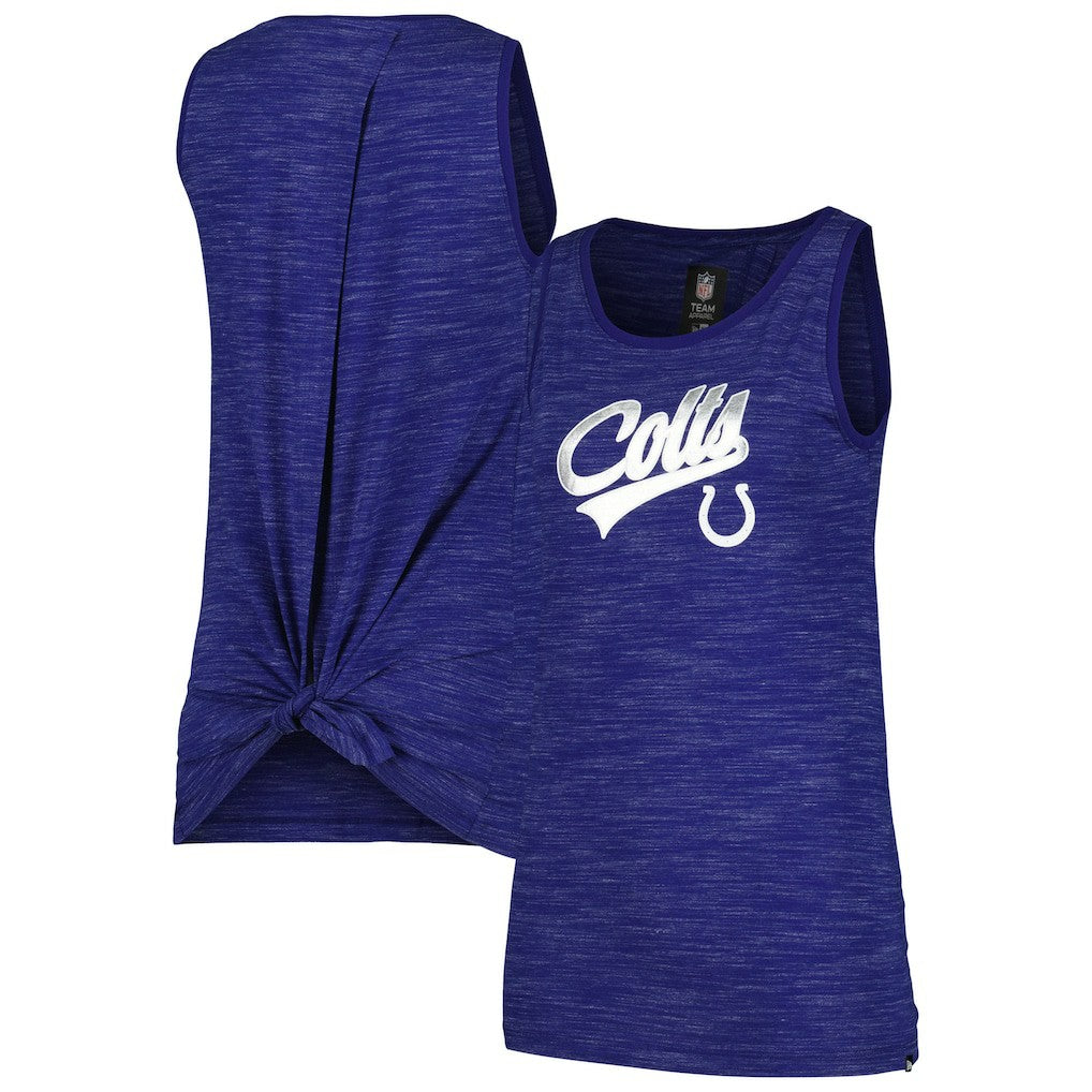Indianapolis Colts New Era Women's Space Dye Active Tank Top - Royal - NFL
