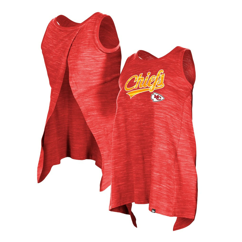 Kansas City Chiefs New Era Women's Space Dye Active Tank Top - Red - NFL