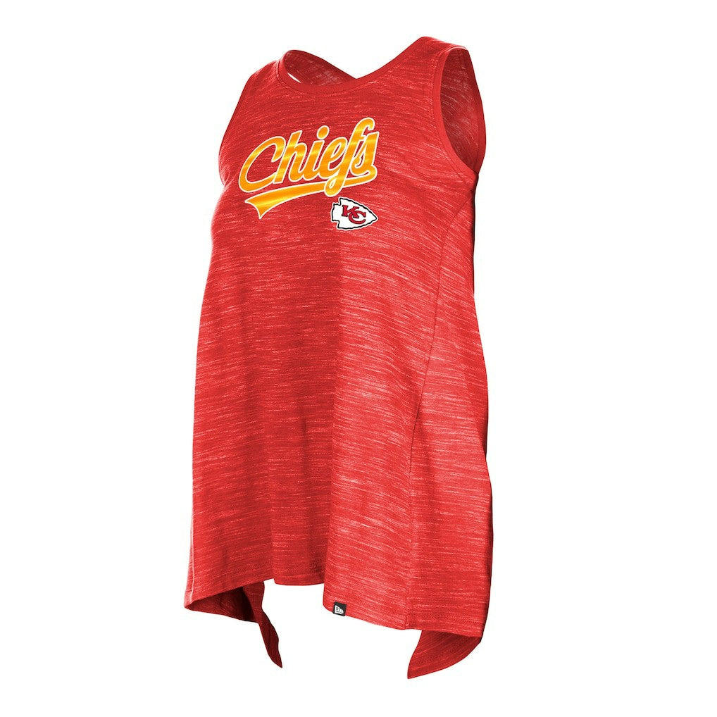 Kansas City Chiefs New Era Women's Space Dye Active Tank Top - Red - NFL