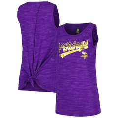 Minnesota Vikings New Era Women's Space Dye Active Tank Top - Purple - NFL