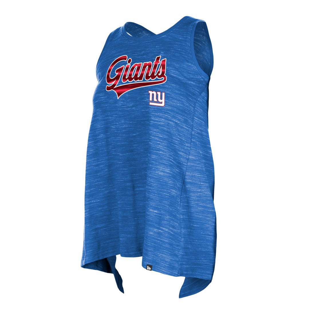 New York Giants New Era Women's Space Dye Active Tank Top - Royal - NFL