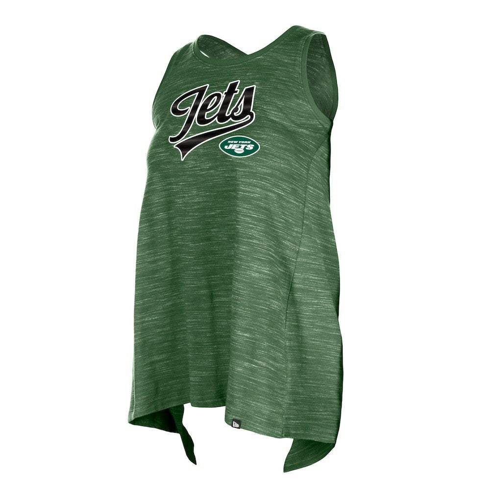 New York Jets New Era Women's Space Dye Active Tank Top - Green - NFL