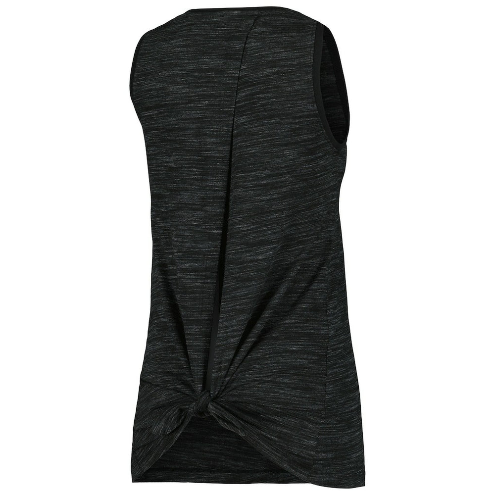 Pittsburgh Steelers New Era Women's Space Dye Active Tank Top - Black - NFL
