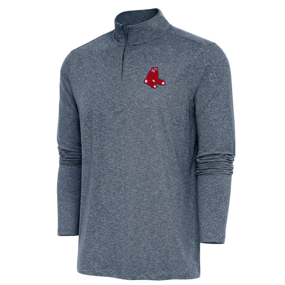 Boston Red Sox Antigua Hunk Quarter-Zip Pullover Top Near Me