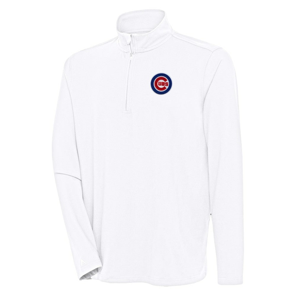 Chicago Cubs Antigua Hunk Quarter-Zip Pullover Top Near Me