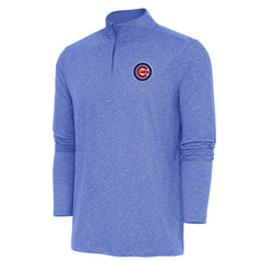 Chicago Cubs Antigua Hunk Quarter-Zip Pullover Top Near Me