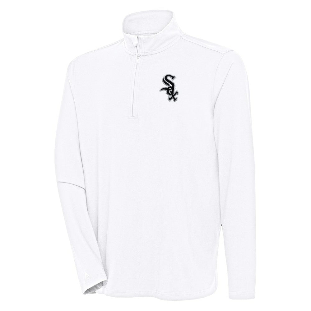 Chicago White Sox Antigua Hunk Quarter-Zip Pullover Top Near Me