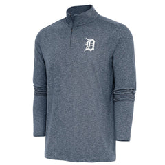 Detroit Tigers Antigua Hunk Quarter-Zip Pullover Top for sale