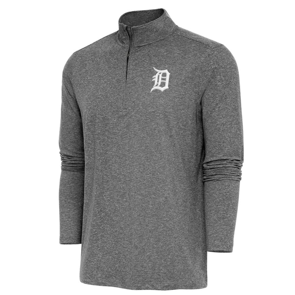 Detroit Tigers Antigua Hunk Quarter-Zip Pullover Top Sale