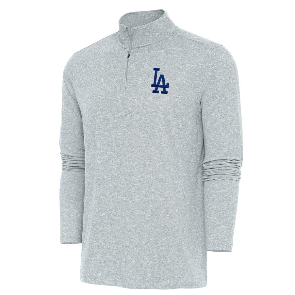 Los Angeles Dodgers Antigua Hunk Quarter-Zip Pullover Top Sale