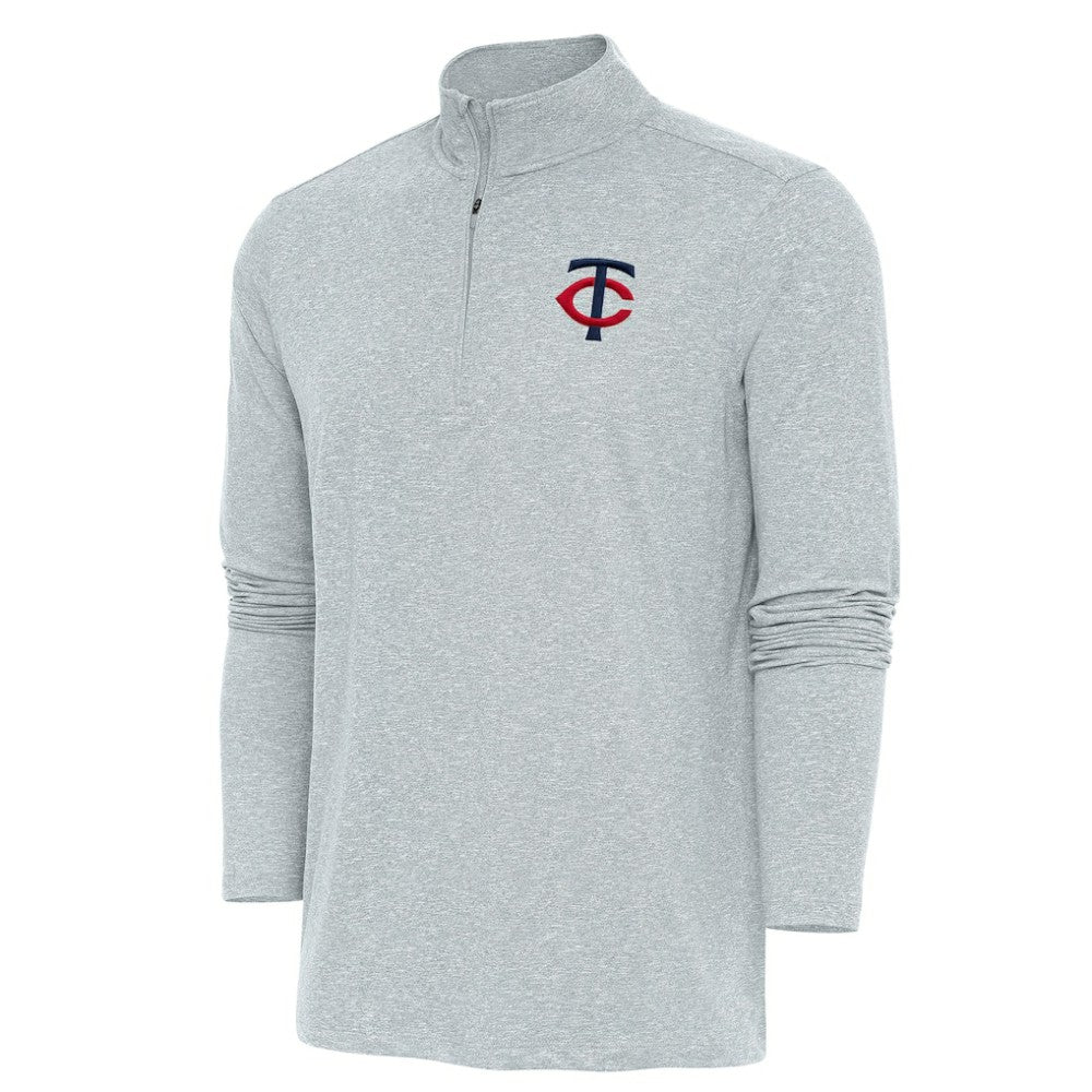Minnesota Twins Antigua Hunk Quarter-Zip Pullover Top Sale