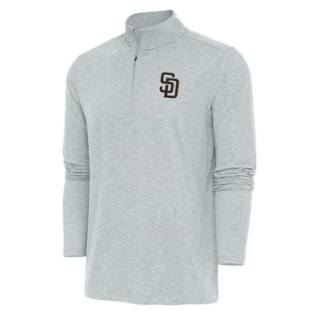 San Diego Padres Antigua Hunk Quarter-Zip Pullover Top Sale