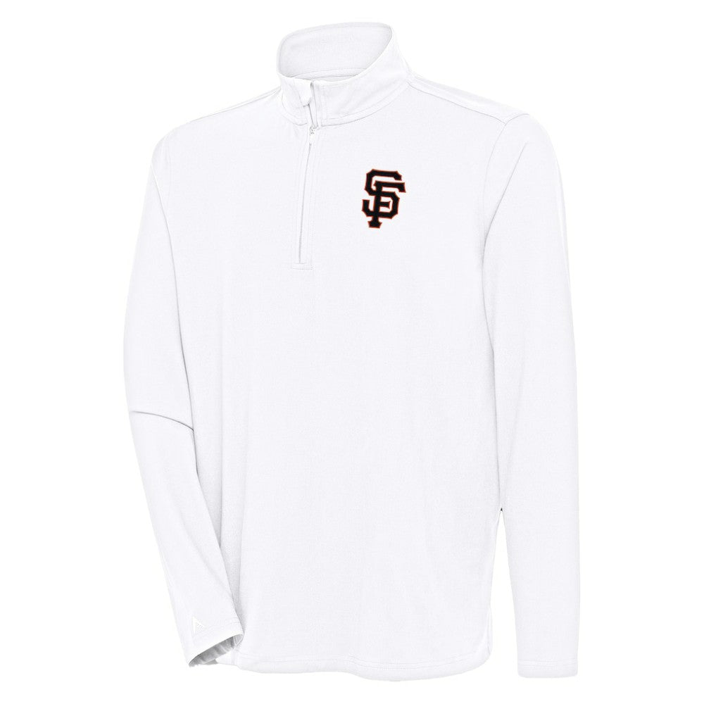 San Francisco Giants Antigua Hunk Quarter-Zip Pullover Top Sale