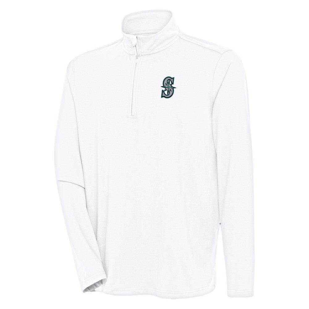 Seattle Mariners Antigua Hunk Quarter-Zip Pullover Top Online