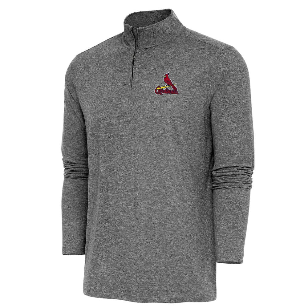 St. Louis Cardinals Antigua Hunk Quarter-Zip Pullover Top for sale