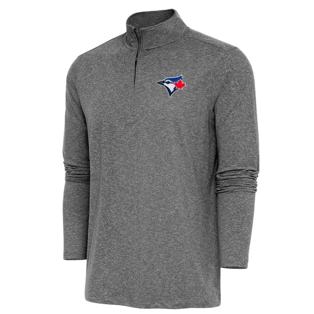 Toronto Blue Jays Antigua Hunk Quarter-Zip Pullover Top Near Me