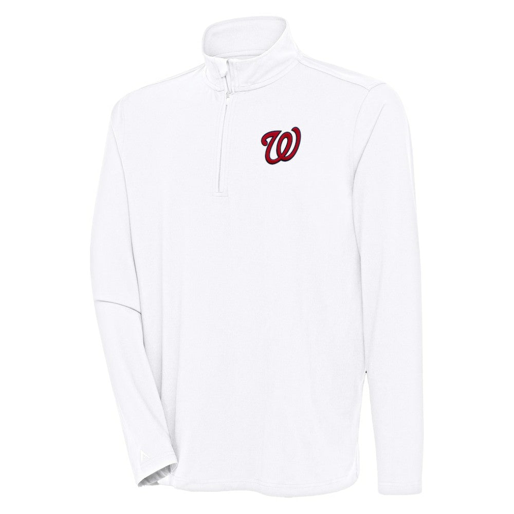 Washington Nationals Antigua Hunk Quarter-Zip Pullover Top Sale