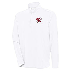 Washington Nationals Antigua Hunk Quarter-Zip Pullover Top Sale