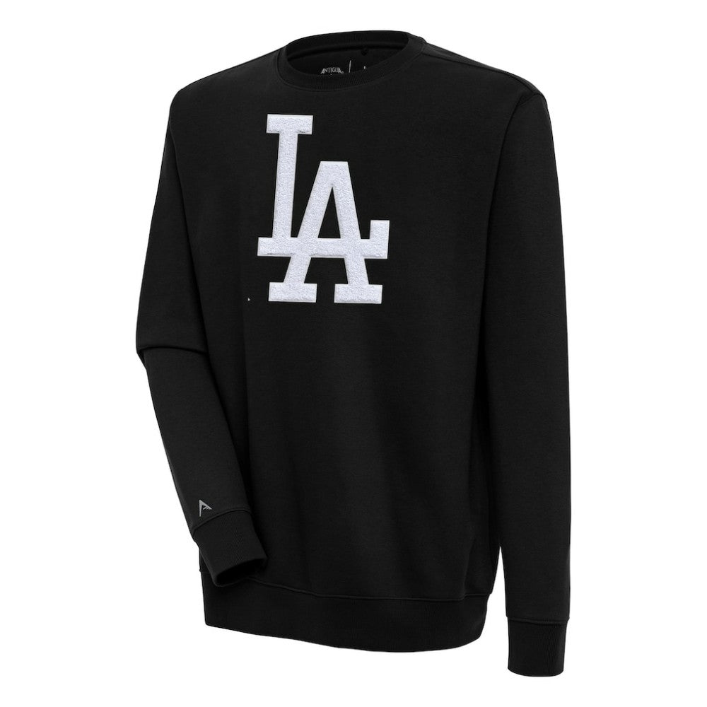 Los Angeles Dodgers Antigua Victory Crewneck Chenille Pullover Sweatshirt Sale