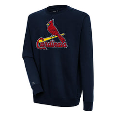 St. Louis Cardinals Antigua Victory Crewneck Chenille Pullover Sweatshirt Online