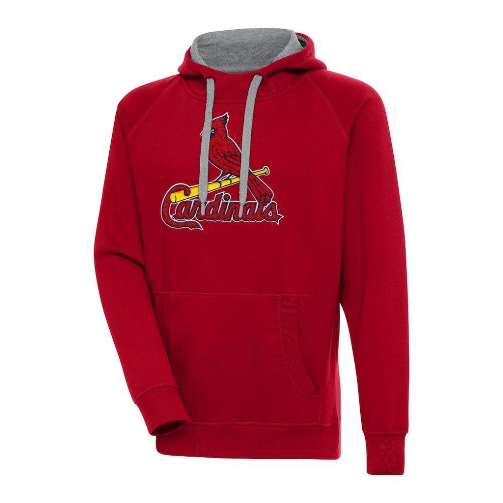 St. Louis Cardinals Antigua Victory Chenille Pullover Hoodie Online