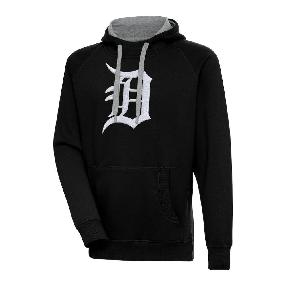 Detroit Tigers Antigua Victory Chenille Pullover Hoodie Outlet