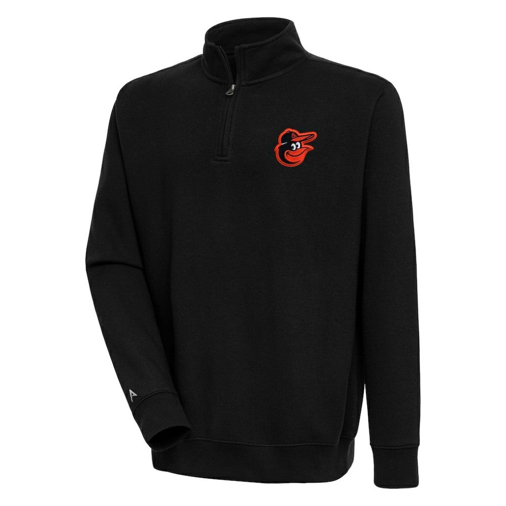 Baltimore Orioles Antigua Victory Quarter-Zip Pullover Top Online