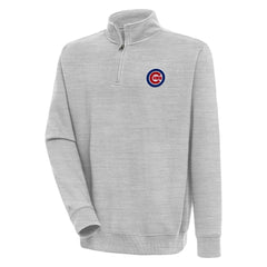 Chicago Cubs Antigua Victory Quarter-Zip Pullover Top Near Me