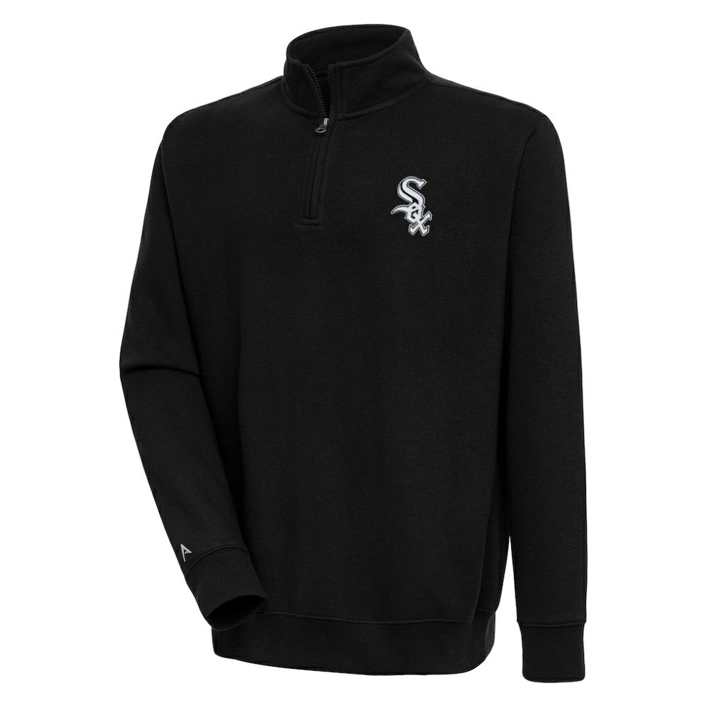 Chicago White Sox Antigua Victory Quarter-Zip Pullover Top Discount