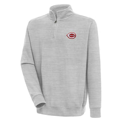 Cincinnati Reds Antigua Victory Quarter-Zip Pullover Top Sale