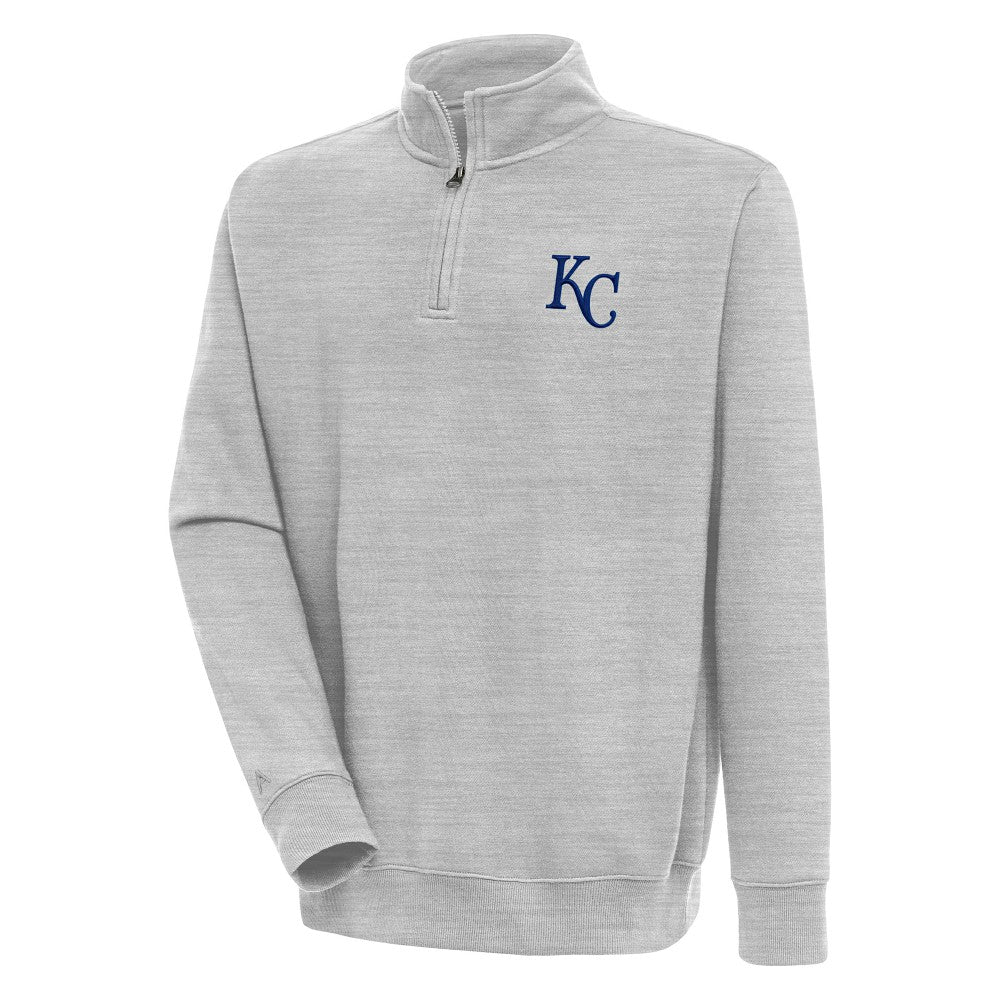 Kansas City Royals Antigua Victory Quarter-Zip Pullover Top Outlet