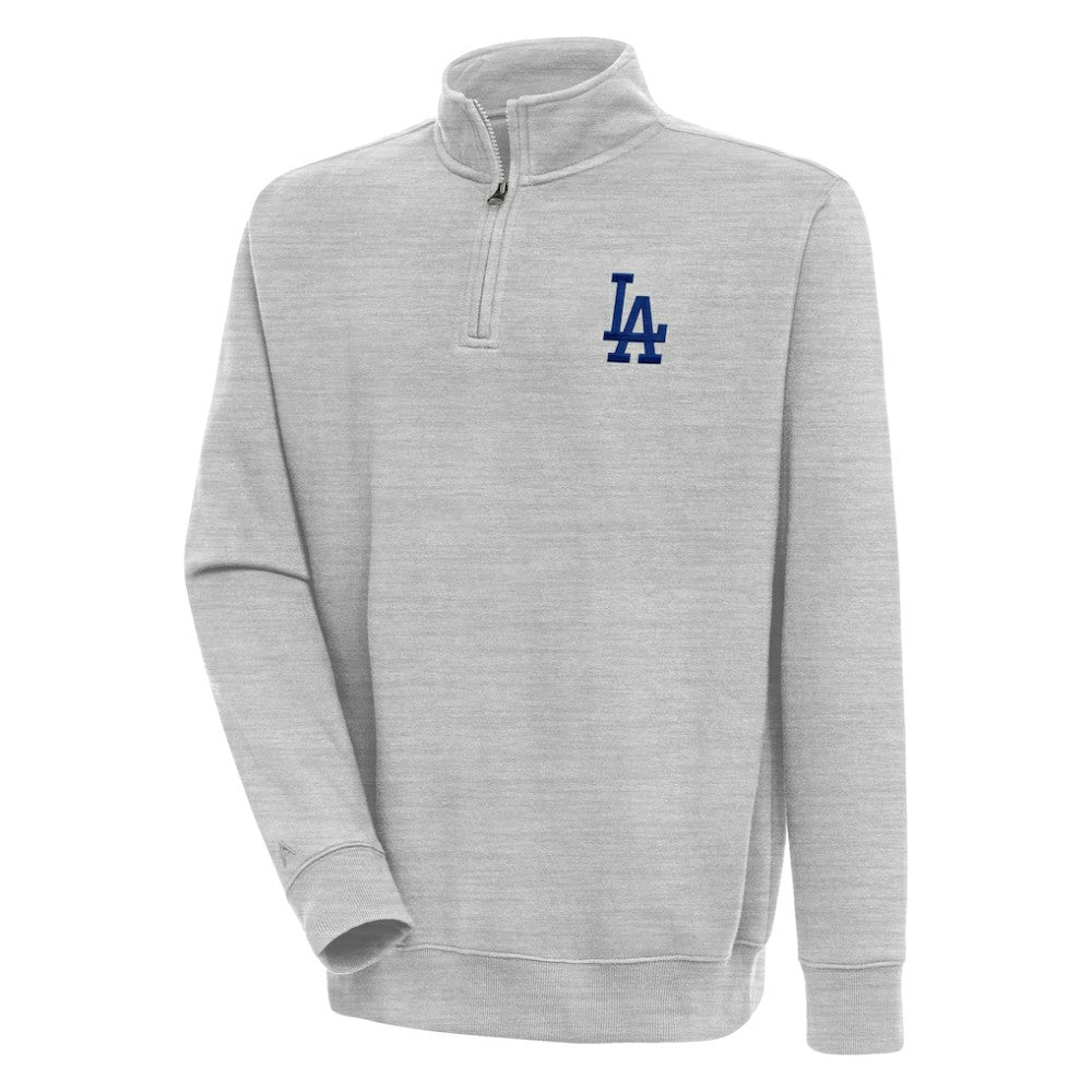 Los Angeles Dodgers Antigua Victory Quarter-Zip Pullover Top Outlet
