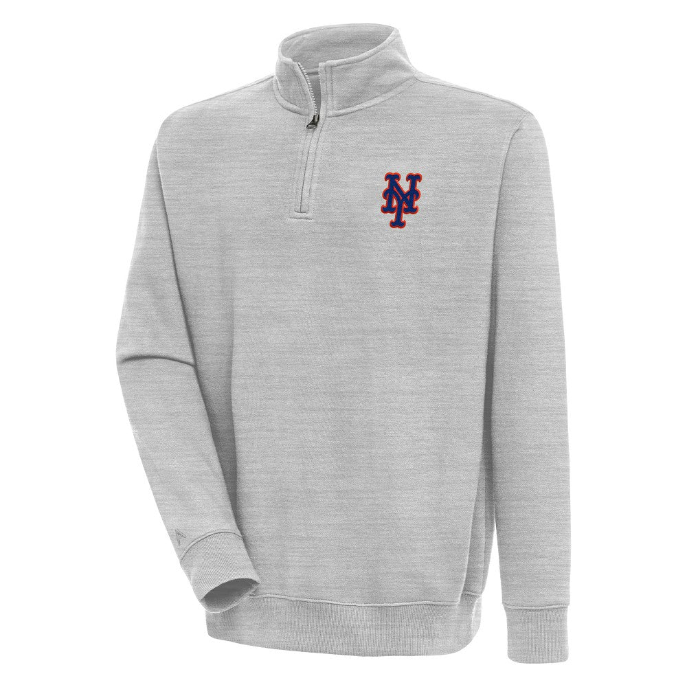 New York Mets Antigua Victory Quarter-Zip Pullover Top for sale
