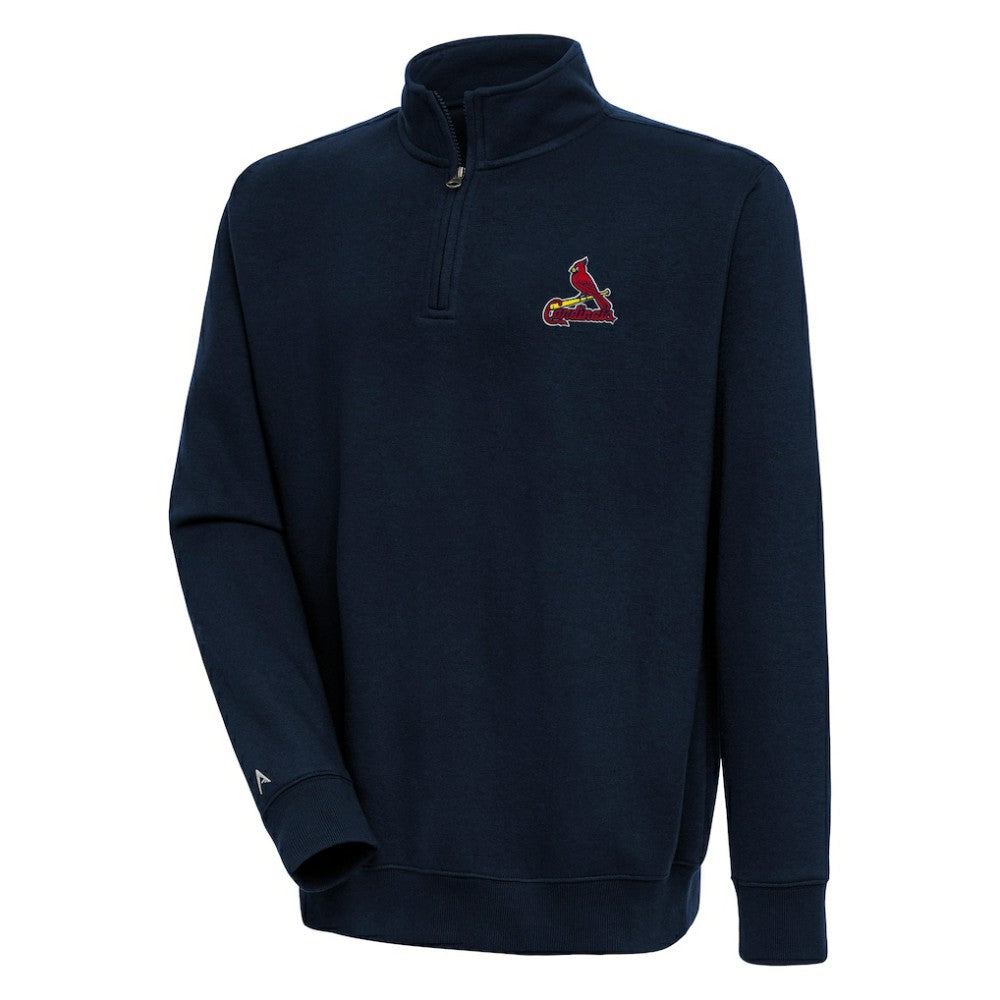 St. Louis Cardinals Antigua Victory Quarter-Zip Pullover Top Sale