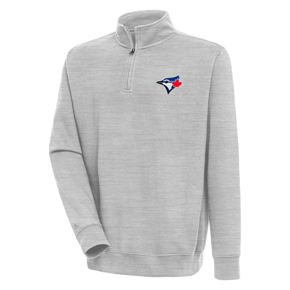 Toronto Blue Jays Antigua Victory Quarter-Zip Pullover Top Sale