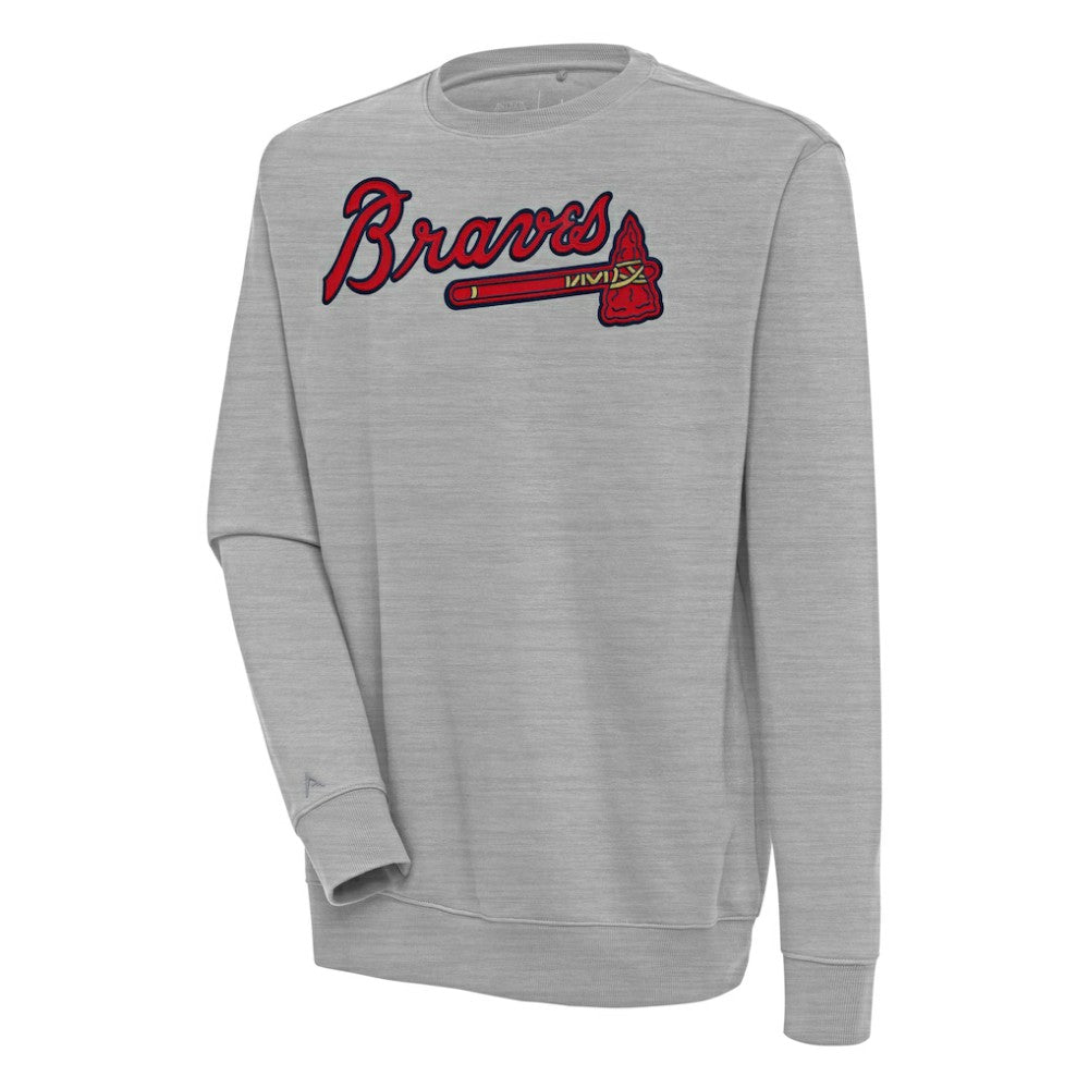 Atlanta Braves Antigua Victory Pullover Sweatshirt Online
