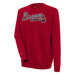 Atlanta Braves Antigua Victory Pullover Sweatshirt Near Me
