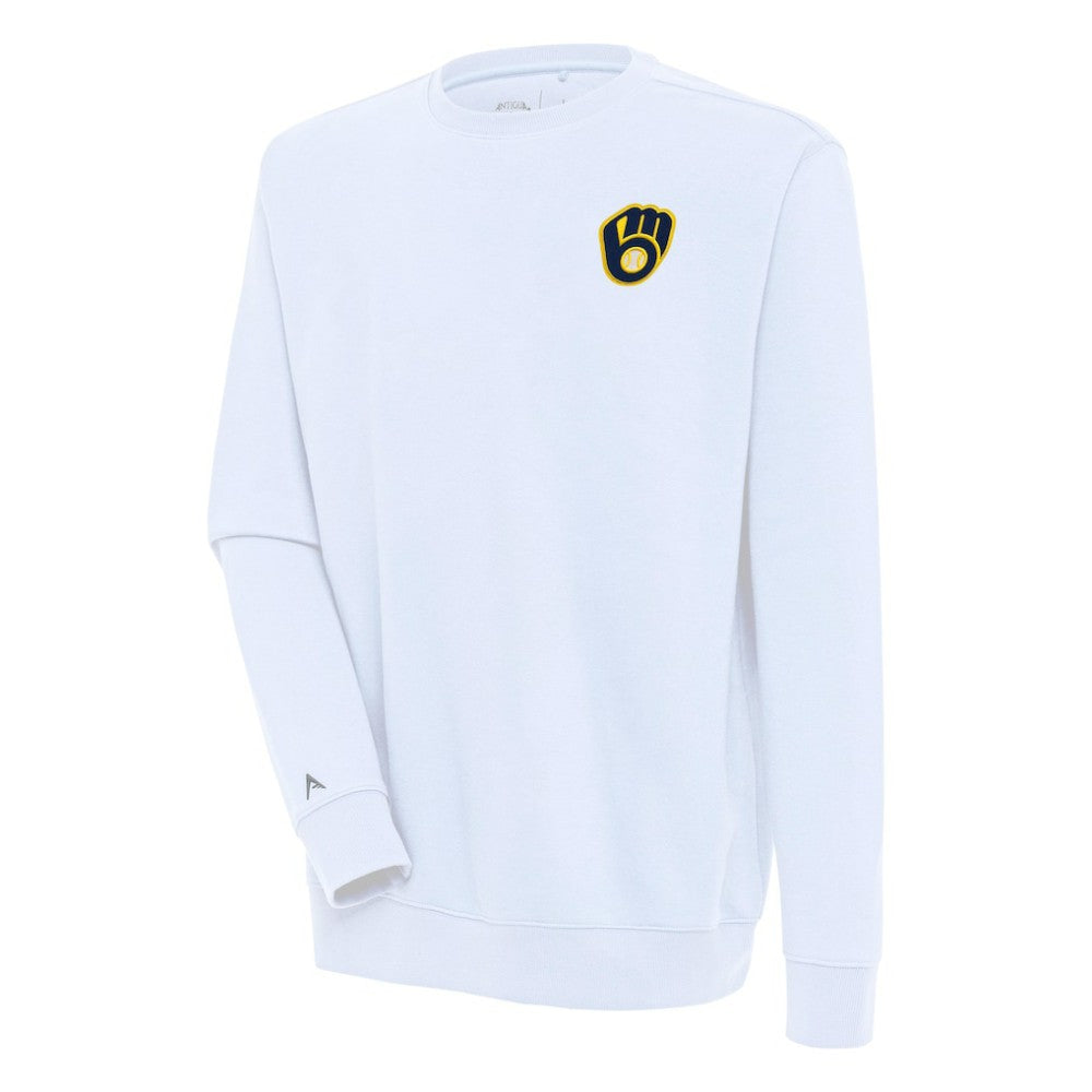 Milwaukee Brewers Antigua Victory Pullover Sweatshirt Outlet