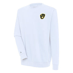 Milwaukee Brewers Antigua Victory Pullover Sweatshirt Outlet
