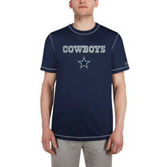 Dallas Cowboys New Era Third Down Puff Print T-Shirt - Navy - NFL