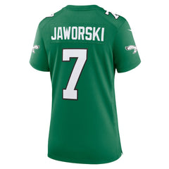 Ron Jaworski Philadelphia Eagles Women's Alternate Game Jersey - Kelly Green - Nike
