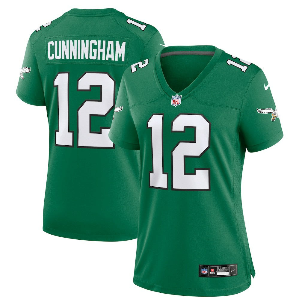 Randall Cunningham Philadelphia Eagles Women's Alternate Game Jersey - Kelly Green - Nike