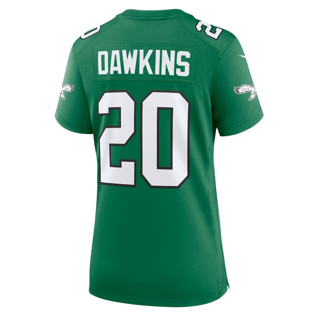 Brian Dawkins Philadelphia Eagles Women's Alternate Game Jersey - Kelly Green - Nike