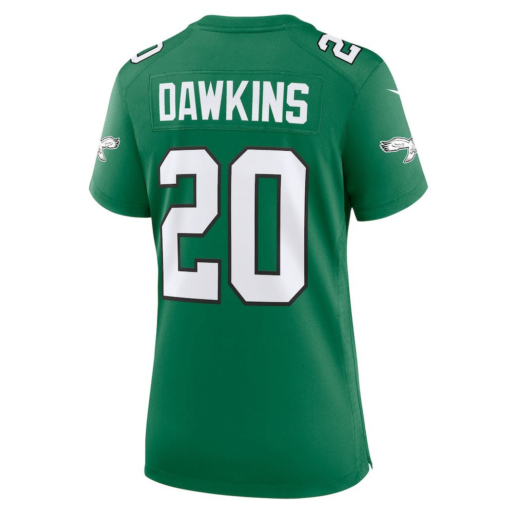 Brian Dawkins Philadelphia Eagles Women's Alternate Game Jersey - Kelly Green - Nike